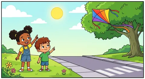 Leo et l'aventure du cerf-volant