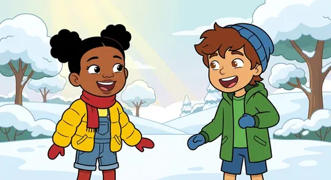 Le jour du bonhomme de neige à Funtoonia