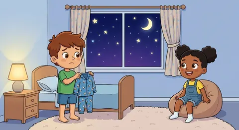 Leo apprend à s'habiller
